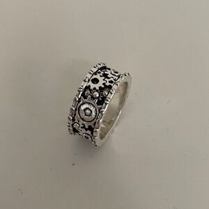 925 Silver Mechanical Gear Ring
